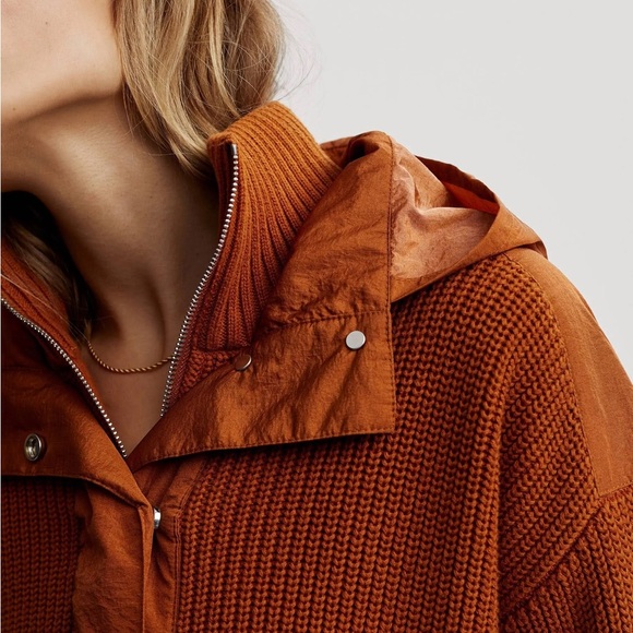 VARLEY • Carter Half Zip Pullover in Caramel Cafe Mix - Picture 3 of 14